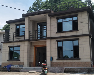 【實建案例】自建AT1720南昌二層簡潔別墅工程案例
