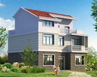 820三層自建別墅住宅設(shè)計(jì)圖紙 12m×10m